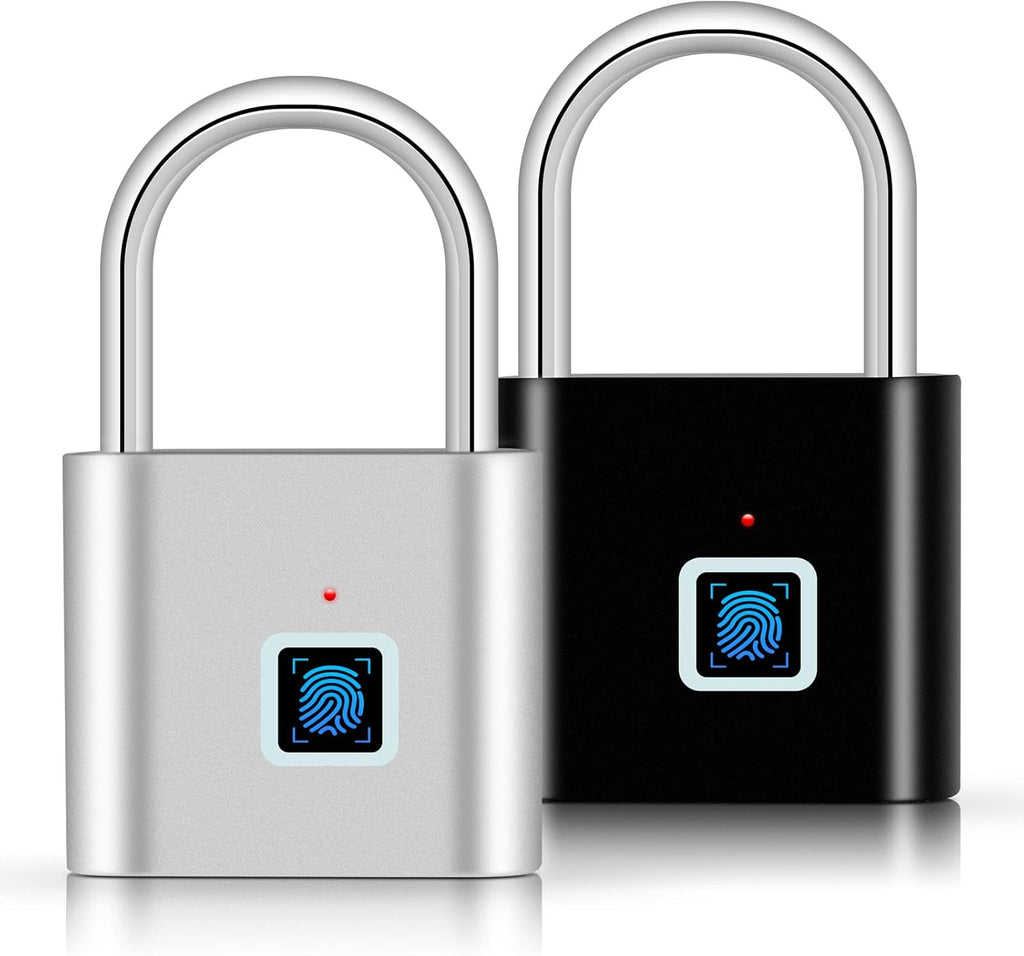 Candado Inteligente con Huella Digital JZ11 – Desbloqueo Rápido 0,5s | IP54 Resistente al Agua | Guarda hasta 30 Huellas